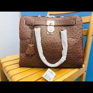 Brown Dotted Micheal Kors Large Handbag (NWT)